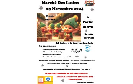 Marché de Noël à Larrivière (40270) le 30 novembre 2024